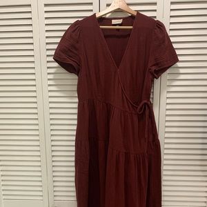 Universal Thread Cotton Wrap Dress